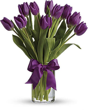 Product Image - Passion Purple Tulips Bouquet