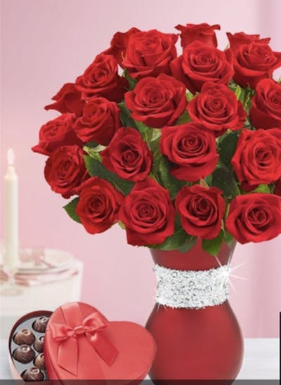 Product Image - Blinging - Red Rose Bouquet
