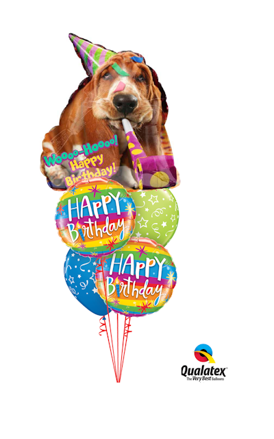 Product Image - Woo-Hoo Birthday Cheerful Balloon Bouquet