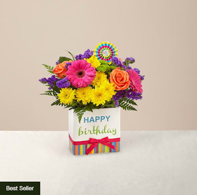 Product Image - Elegant Birthday Brights Bouquet