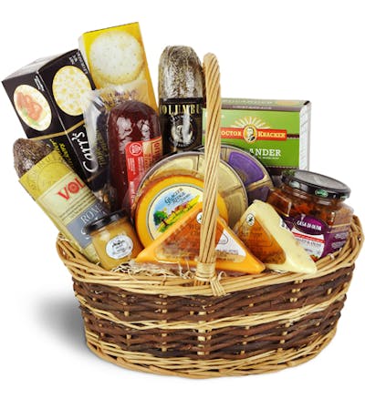 Product Image - Premium Gourmet Meat & Cheese Basket